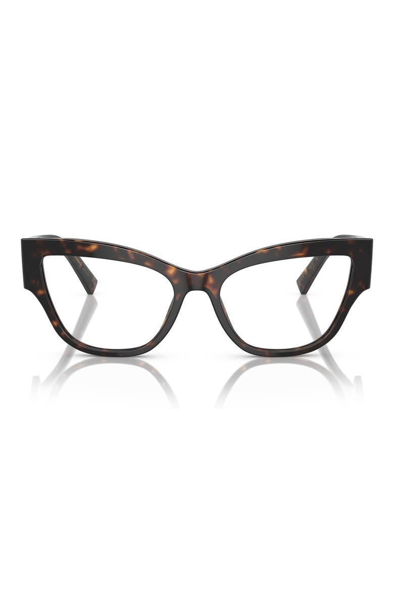 55mm Cat Eye Optical Glasses, Main, color, HAVANA