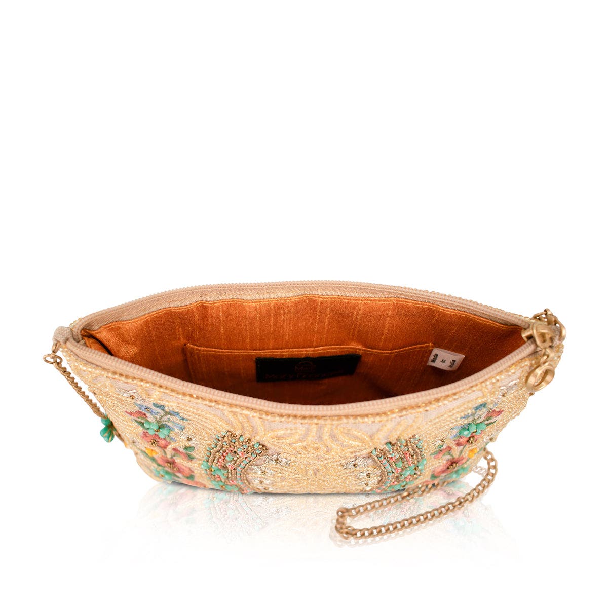 Mary Frances Accessories Iron Luck Mini Handbag, Alternate, color, 