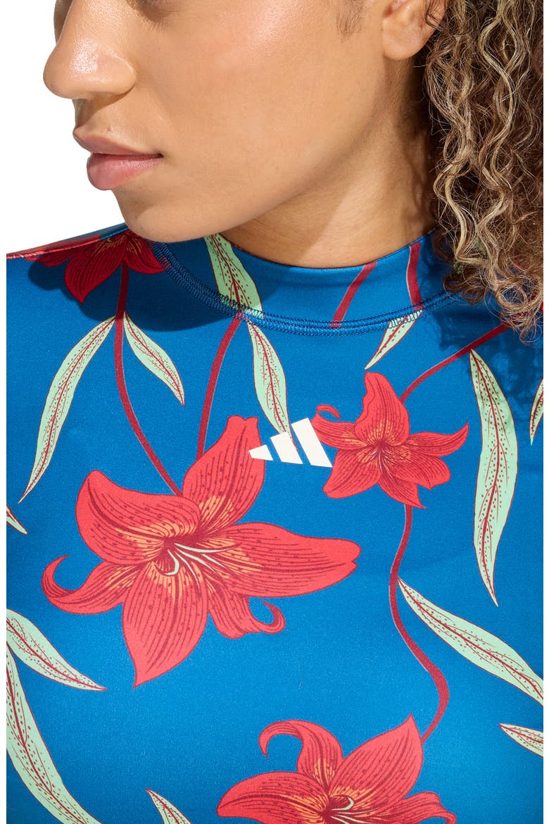 x FARM RIO Long Sleeve Training Top, Alternate, color, MARINE/ TACTILE RED/ WHITE
