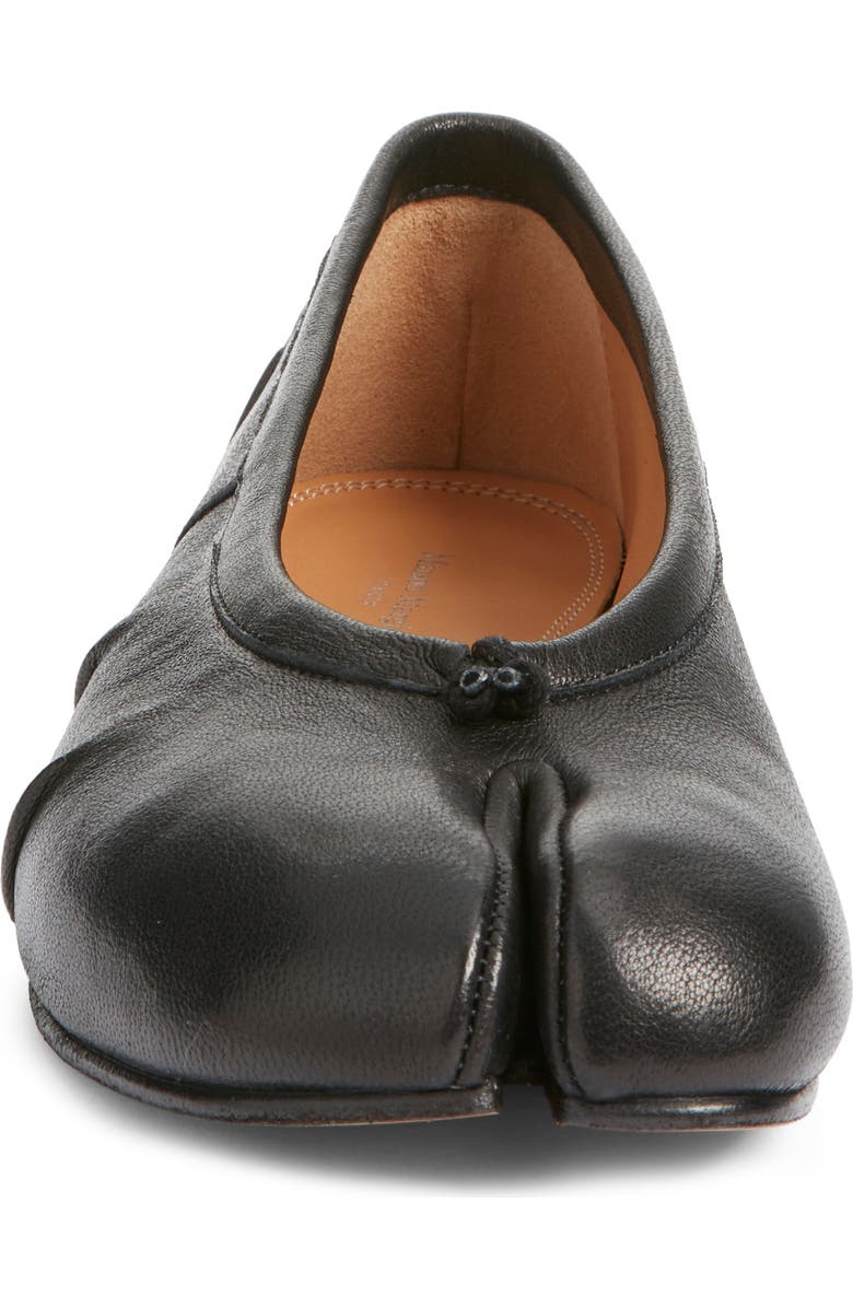 Maison Margiela Tabi Ballet Flat, Alternate, color, Black