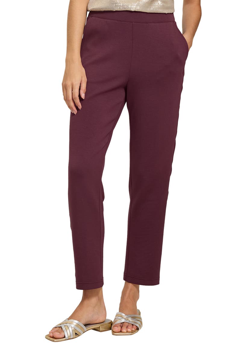 Palm Voyage Satin Trim Pants, Main, color, MORO