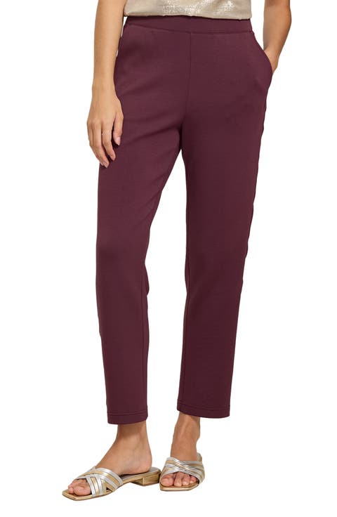 Palm Voyage Satin Trim Pants