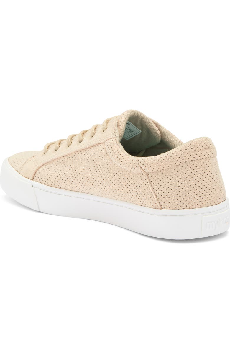 Mykos Vita Perforated Low Top Sneaker, Alternate, color, Gold Sand