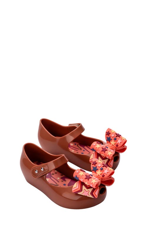 Mini Melissa Kids' Ultragirl Wonderland Mary Jane Flat In Multi