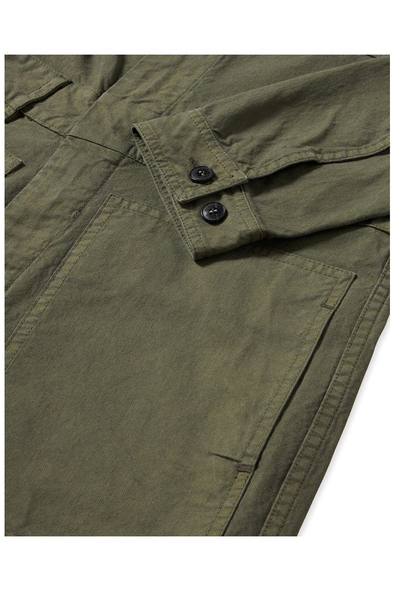 Vania Cotton Jumpsuit, Alternate, color, ARMY GREEN