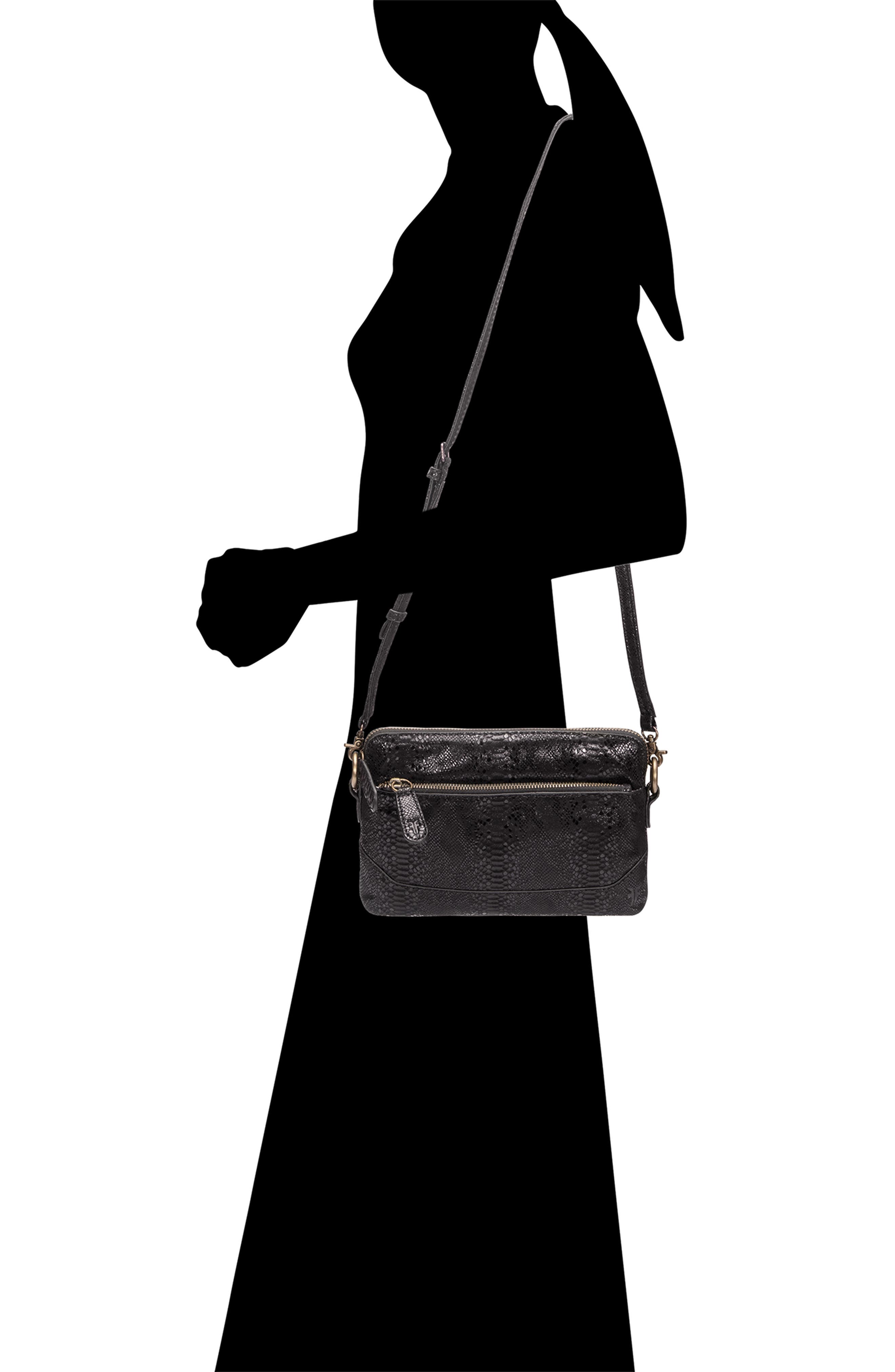 Frye Melissa Convertible Leather Wristlet, Alternate, color, 