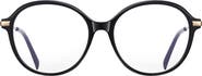 Fifth & Ninth Elsie 53mm Round Blue Light Blocking Glasses