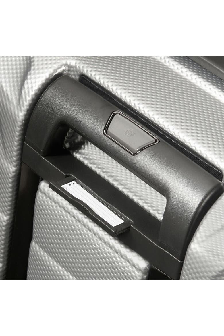 Proxis Hardside 29" Large Checked Spinner Luggage, Alternate, color, Silver