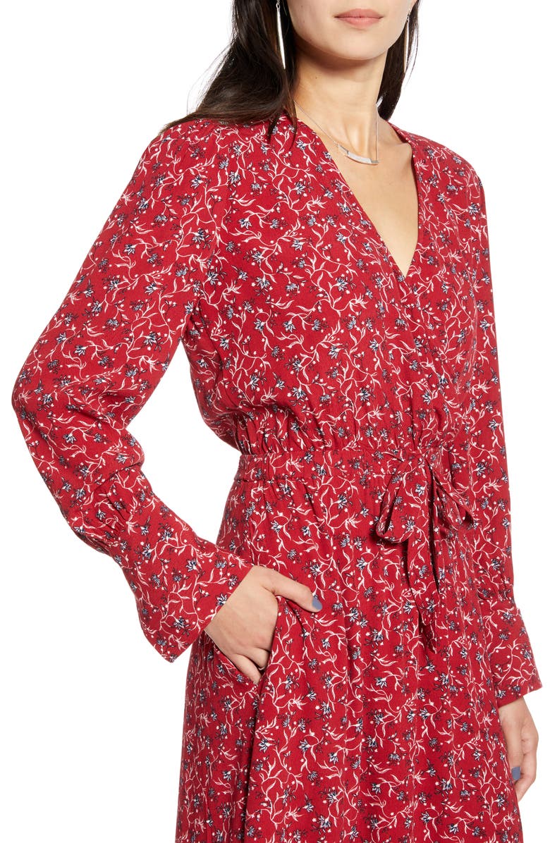 Treasure & Bond Blouson Midi Dress, Alternate, color,