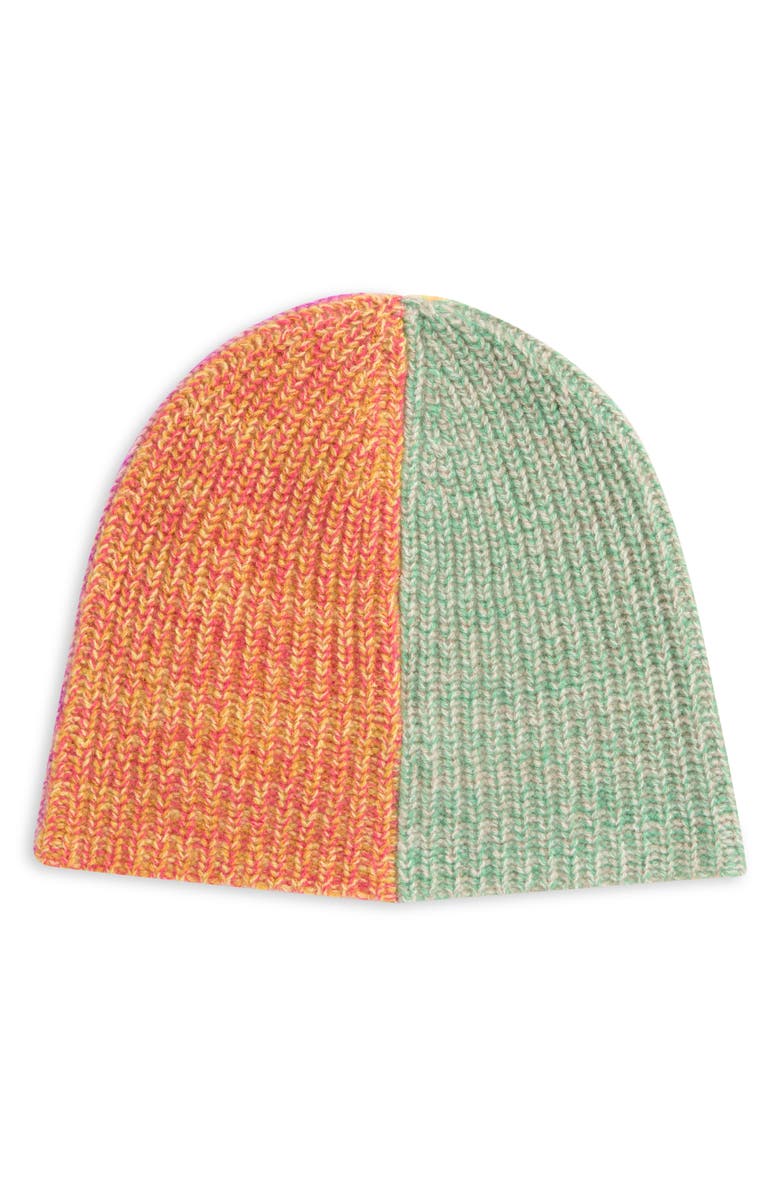 Waste Yarn Project Yaya Colorblock One of a Kind Beanie, Alternate, color, Light/ Bright Multi