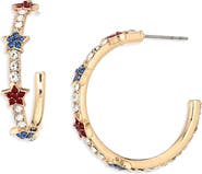 BaubleBar Freedom Ring Hoop Earrings