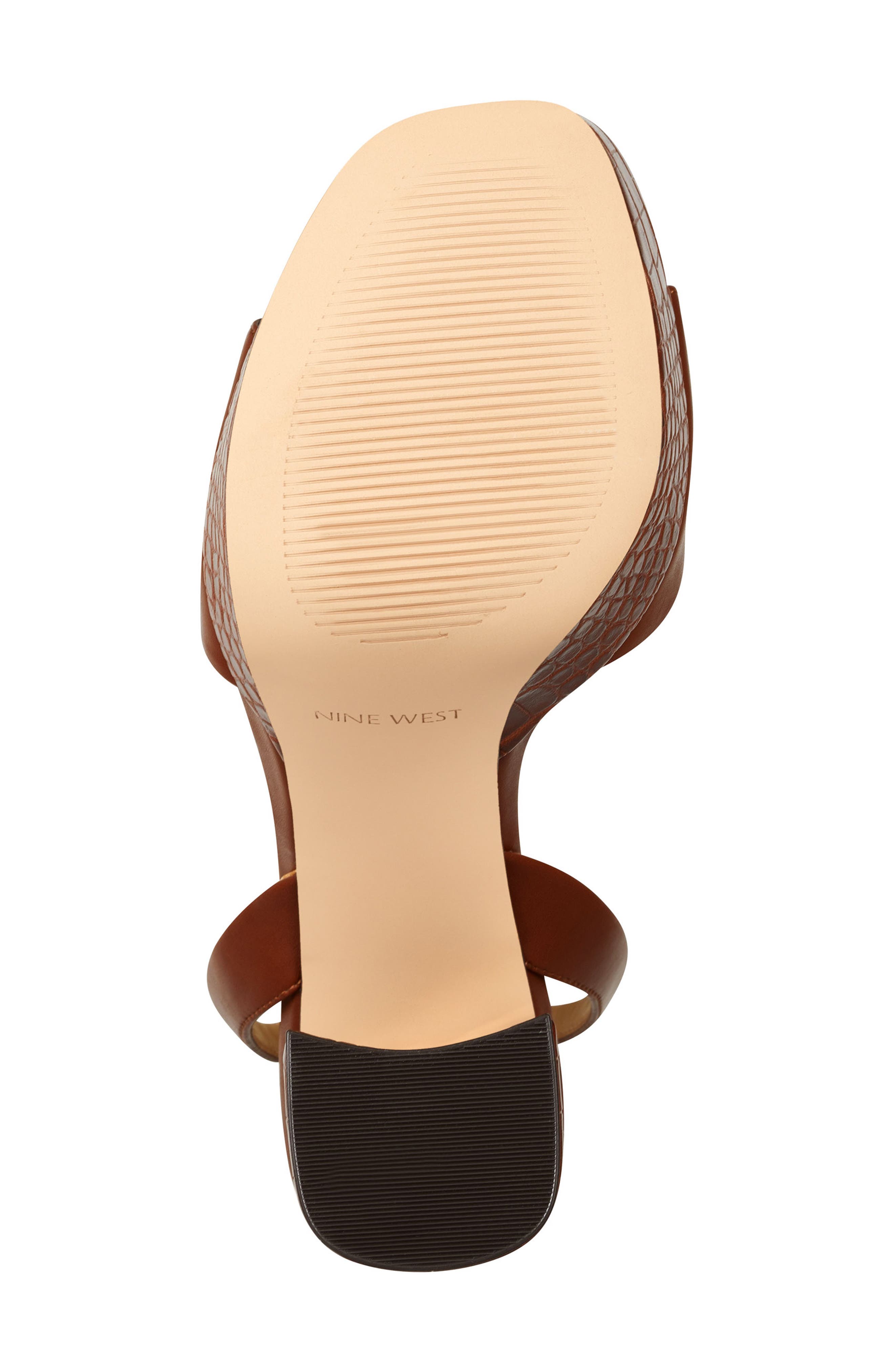 Zenna Ankle Strap Sandal, Alternate, color, COGNAC