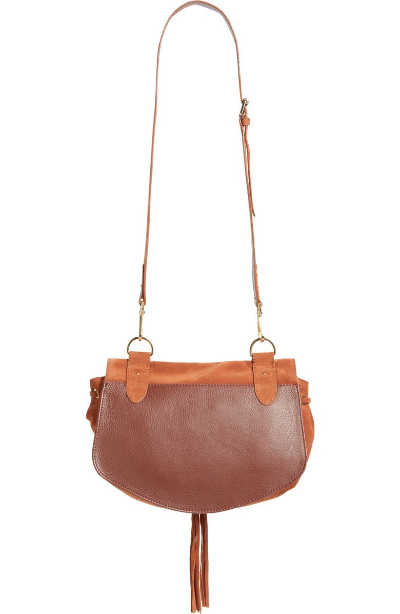 See by Chloé 'Medium Collins' Leather & Suede Messenger Bag, Alternate, color,