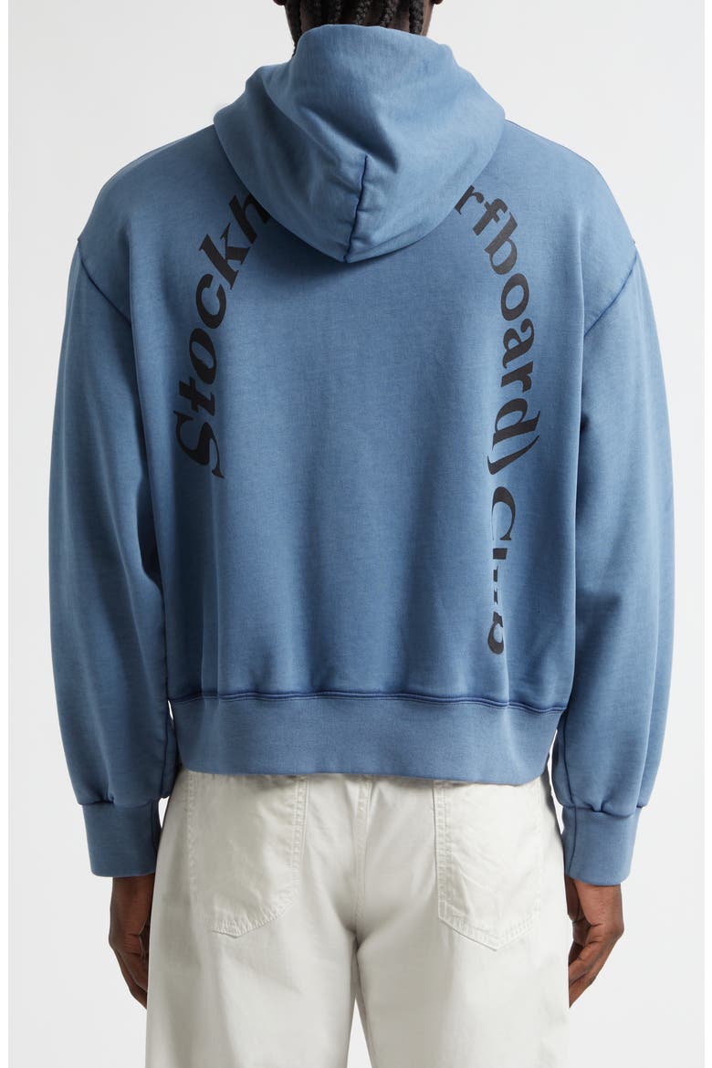Dream Back Logo Zip Graphic Hoodie, Alternate, color, BLUE
