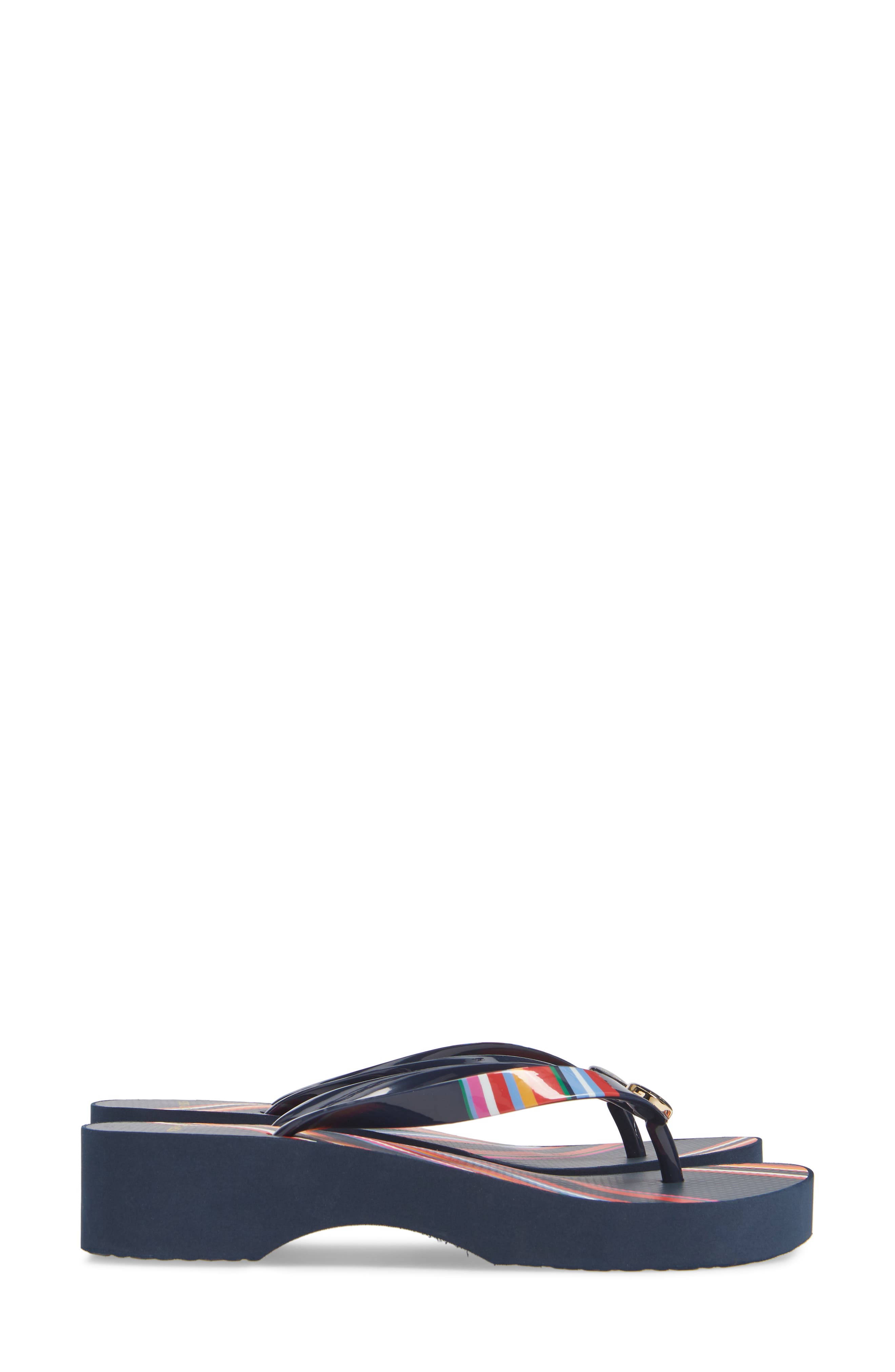 Tory Burch Wedge Flip Flop, Alternate, color, 