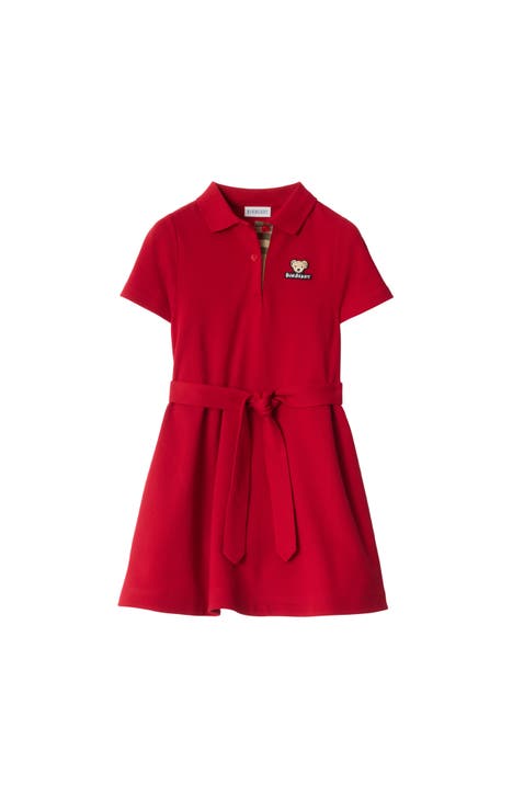 Cotton Polo Shirt Dress
