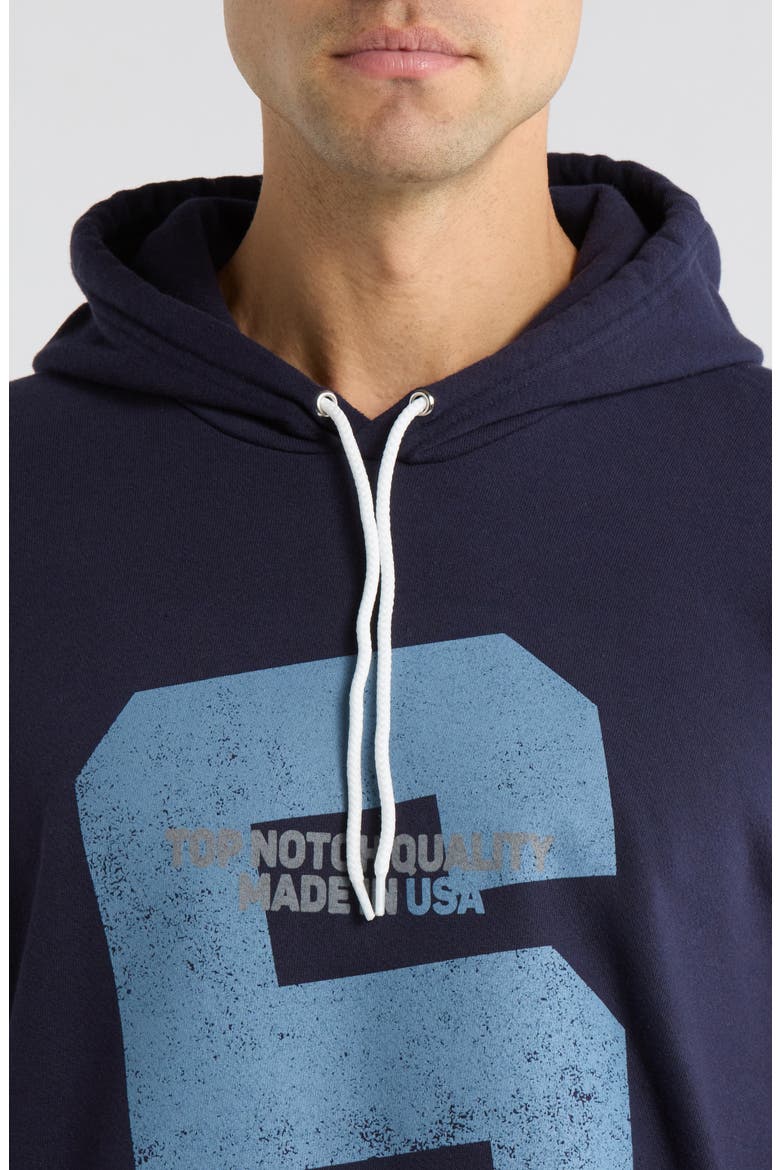 Playbook Graphic Cotton Hoodie, Alternate, color, NAVY