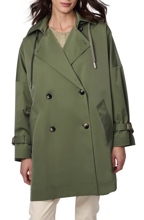 Oversize Hooded Trench Coat