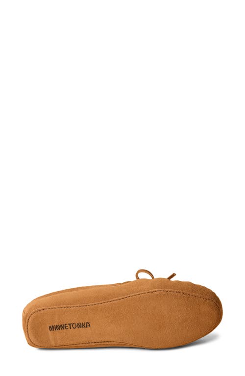Minnetonka Faux Fur Lined Soft Sole Slipper