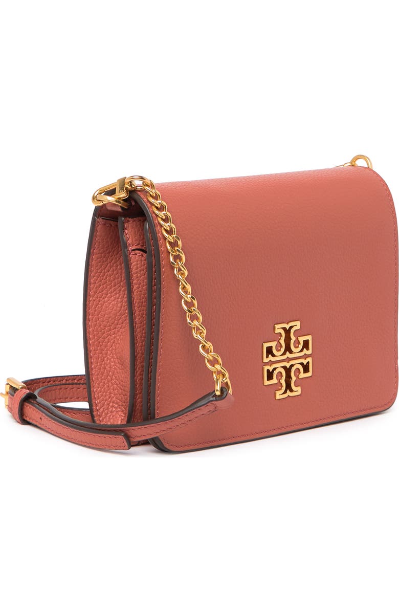 Tory Burch Britten Combo Leather Crossbody Bag, Alternate, color,