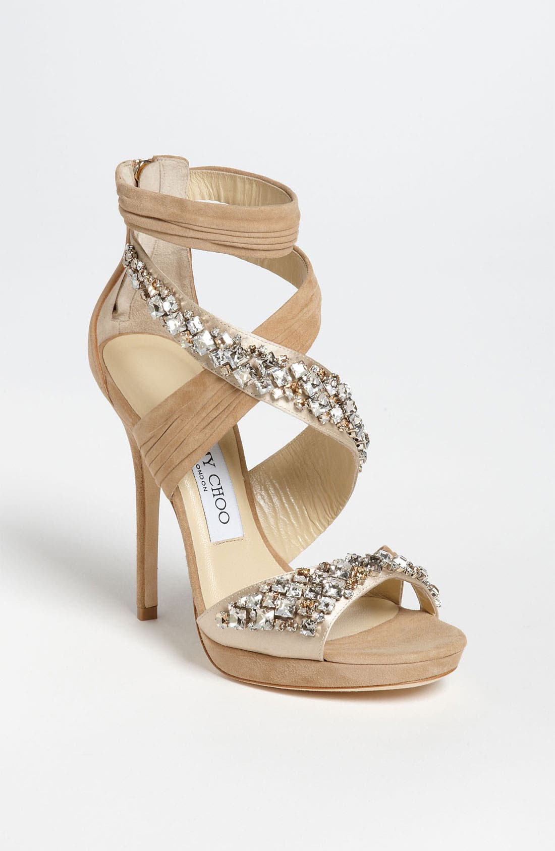 'Kani' Sandal, Main, color, NUDE SUEDE