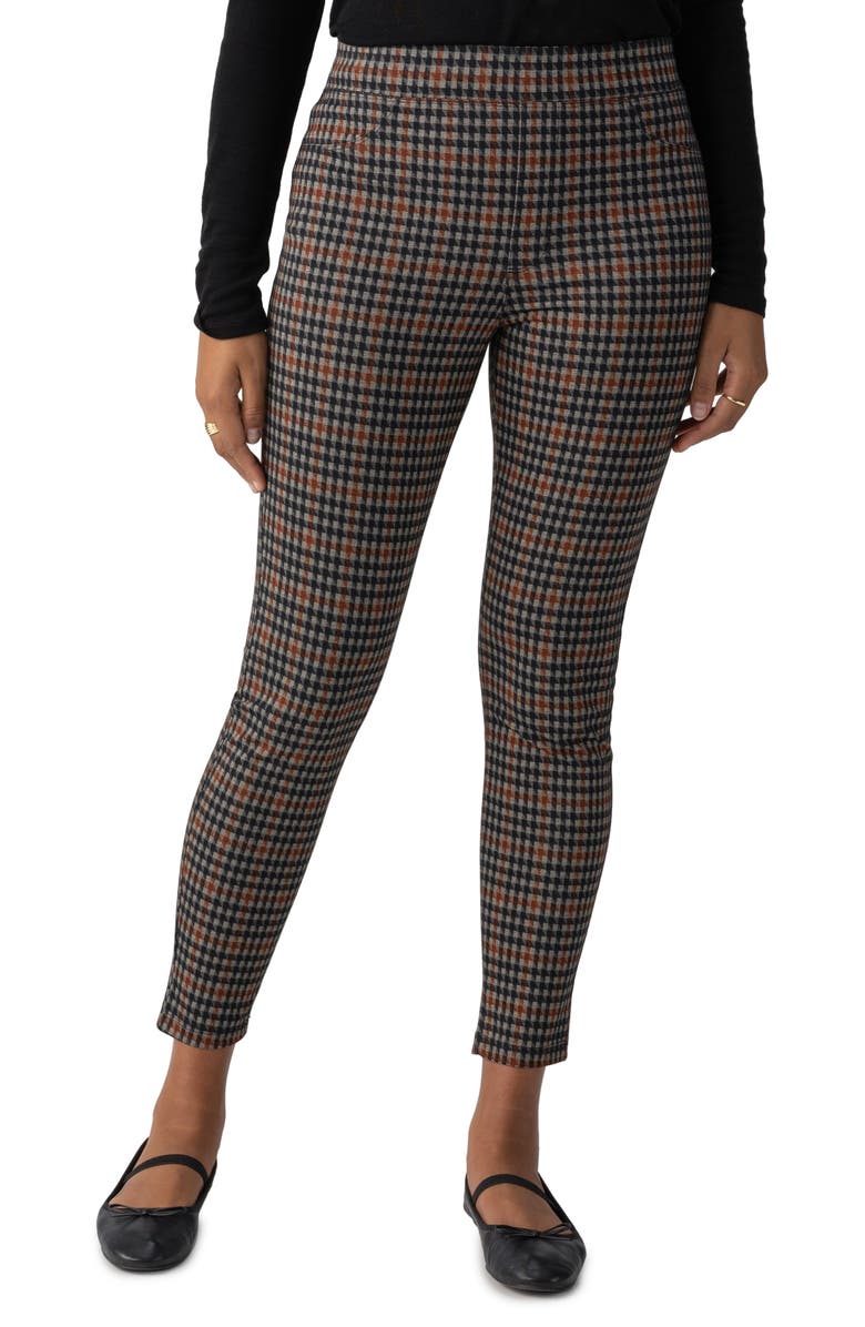 Sanctuary Runway Houndstooth Check Leggings, Main, color,