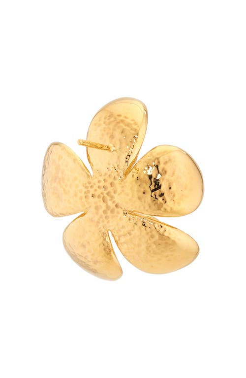 Oscar De La Renta Small Cherry Blossom Clip-on Earrings