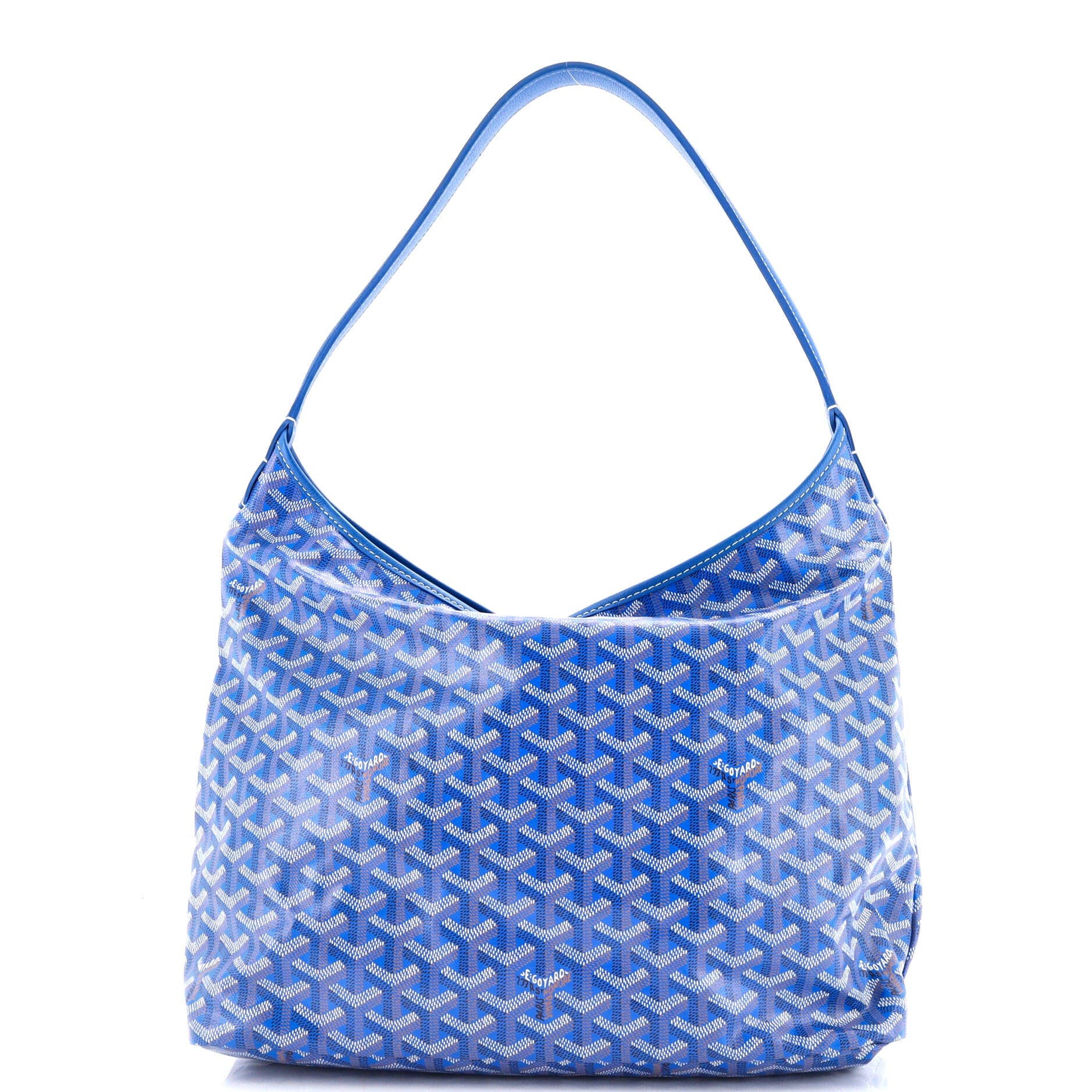 Pre-Owned Goyard Boheme Hobo Coated Canvas, Alternate, color, 