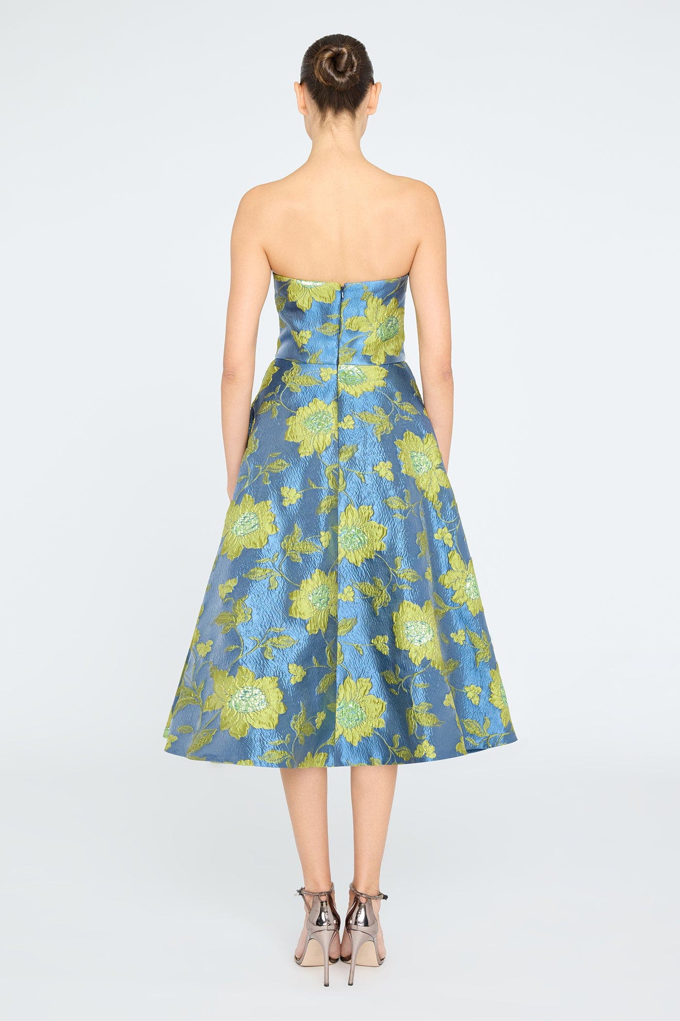 Dara Scallop Strapless Dress - image 2