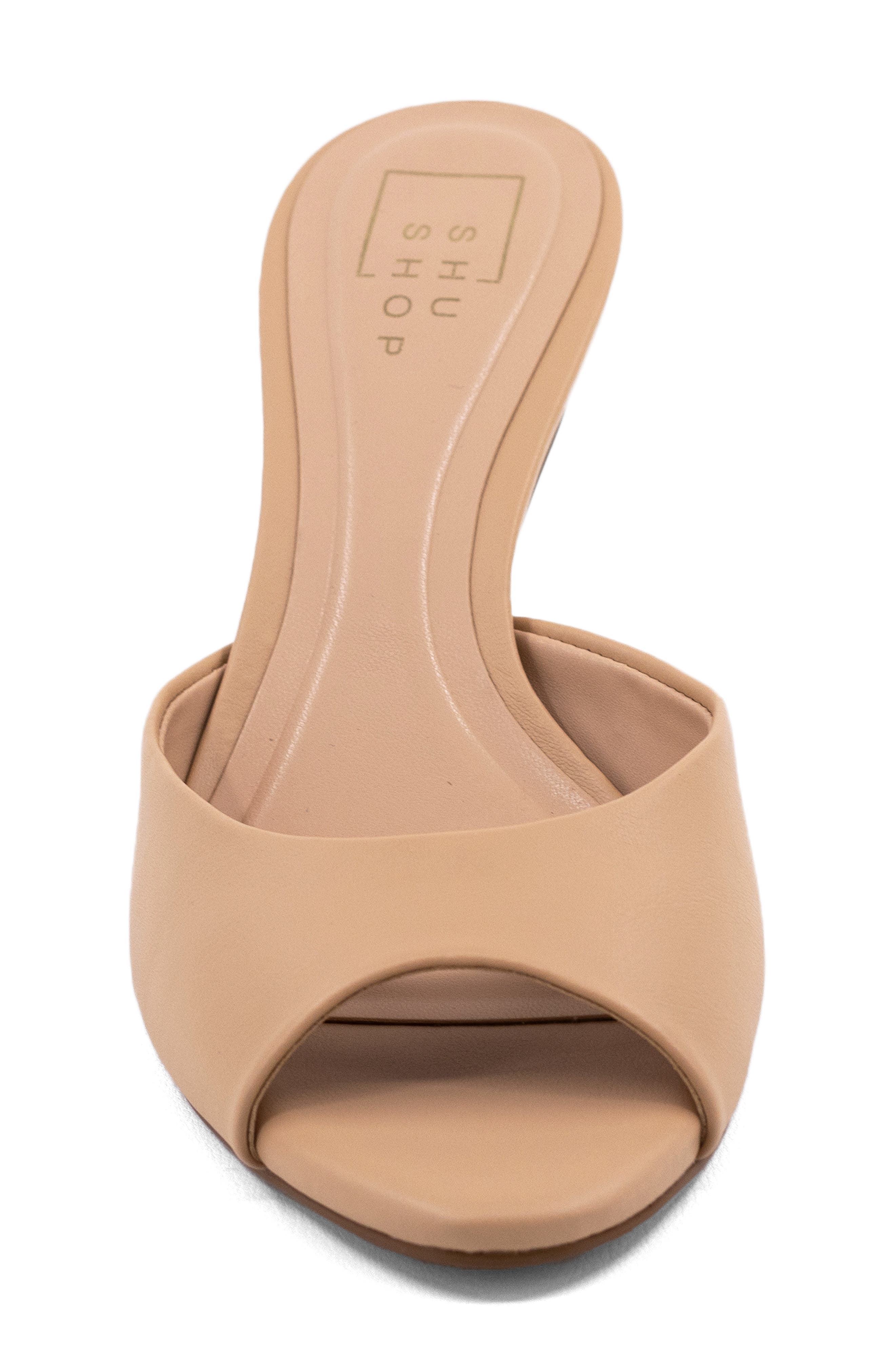 Elaine Slide Sandal, Alternate, color, NUDE