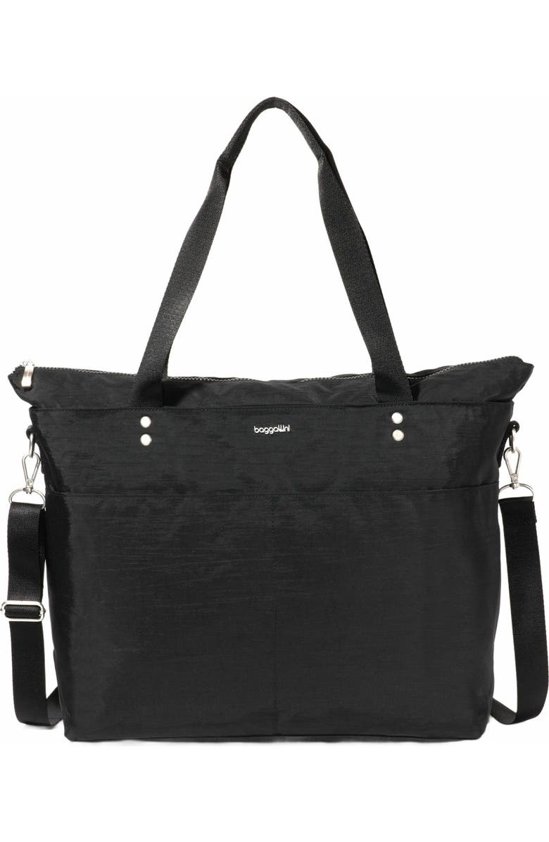 BAGGALLINI Carryall Laptop Tote Bag, Alternate, color, Black