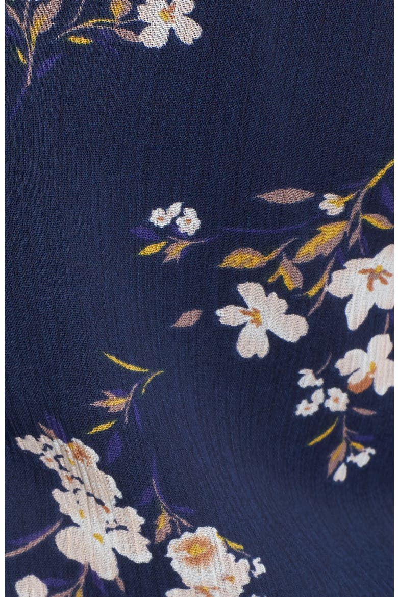 Surplice Maxi Dress, Alternate, color, NAVY SALMON FLORAL