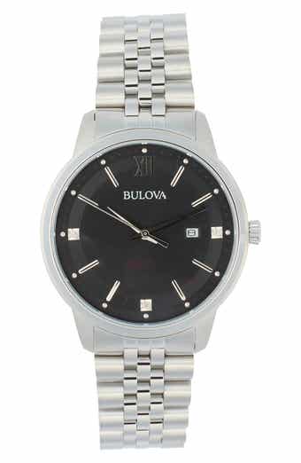 BULOVA Diamond Bracelet Watch, 41mm