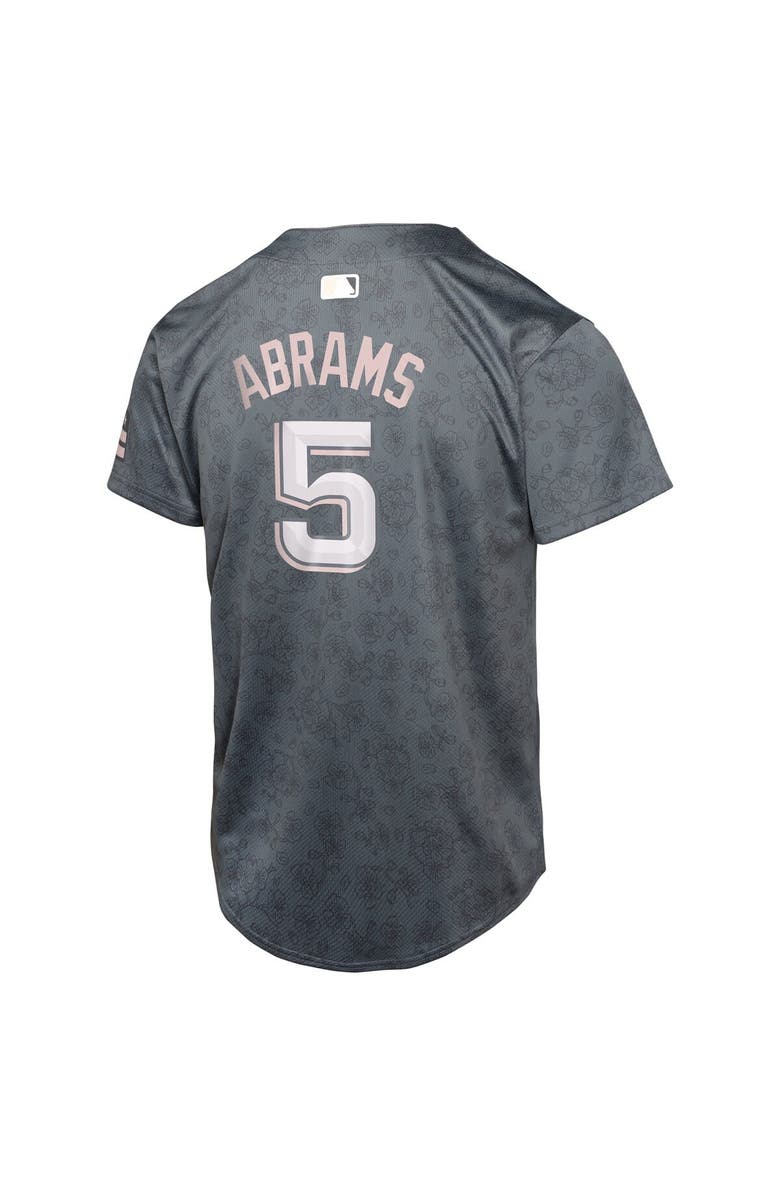 Nike Youth Nike C.J. Abrams Charcoal Washington Nationals City Connect Limited Player Jersey, Alternate, color, Charcoal