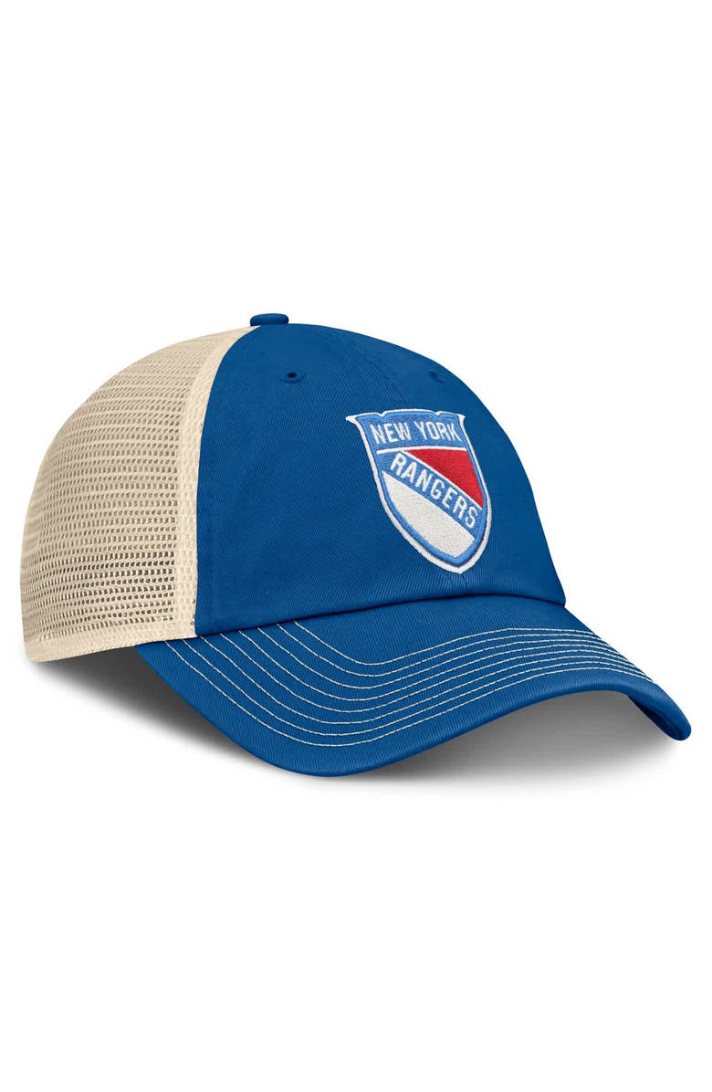 FANATICS Men
s Fanatics Blue/Cream New York Rangers 2026 NHL Winter Classic Trucker Adjustable Hat, Alternate, color, Blue