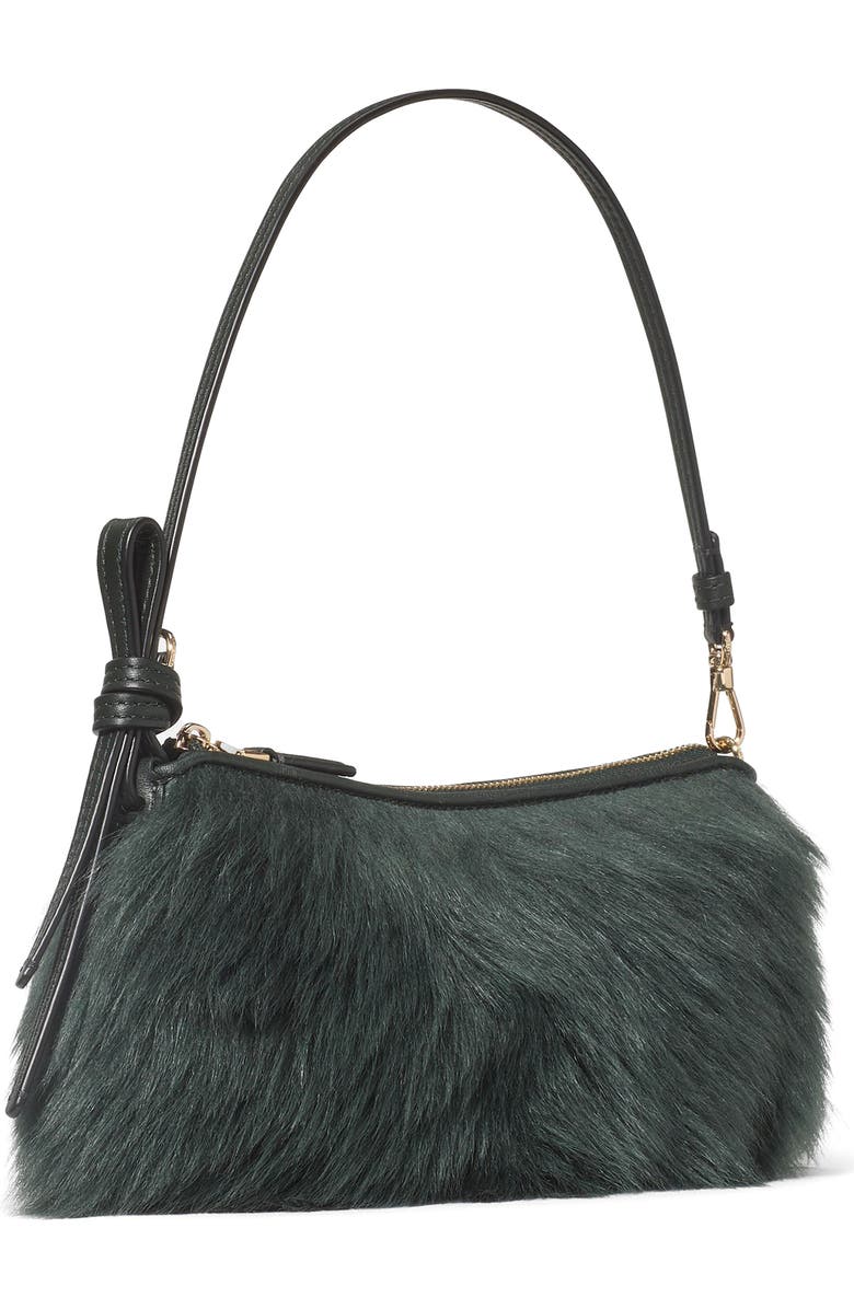Kate Spade New York loop genuine shearling pochette bag, Alternate, color,