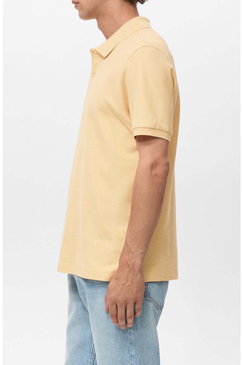 Regular Fit Cotton Piqué Polo, Alternate, color, YELLOW