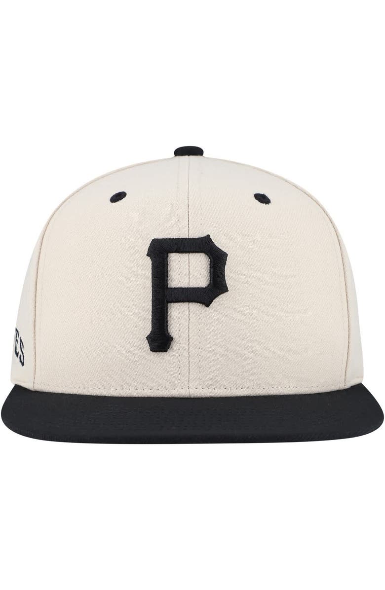 Mitchell & Ness Men's Mitchell & Ness Cream Pittsburgh Pirates Snapback Hat, Alternate, color, 
