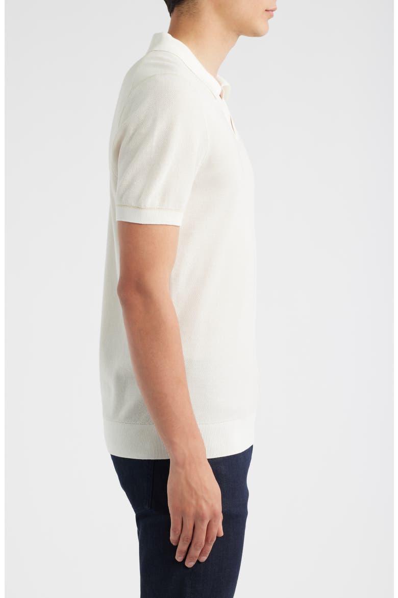 Jianluca Johnny Collar Polo, Alternate, color, WHITE