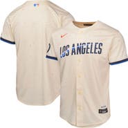 Nike Youth Nike Cream Los Angeles Dodgers 2024 City Connect Limited Jersey