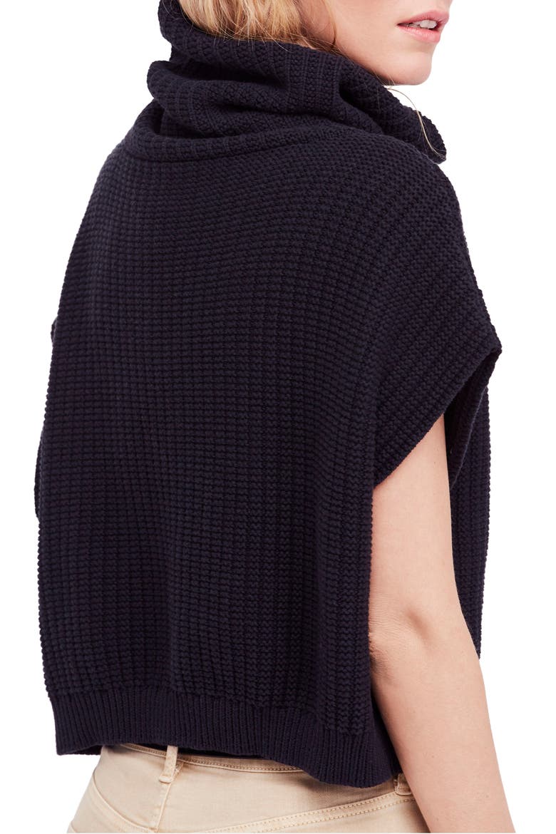 Keep It Simple Vest, Alternate, color, BLACK