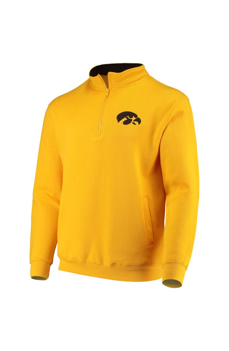 COLOSSEUM Men's Colosseum Gold Iowa Hawkeyes Tortugas Logo Quarter-Zip Jacket, Alternate, color, Gold