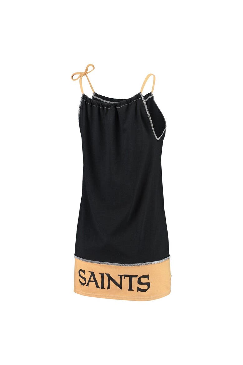 Women's Refried Apparel Black New Orleans Saints Sustainable Vintage Tank Dress, Alternate, color, Black