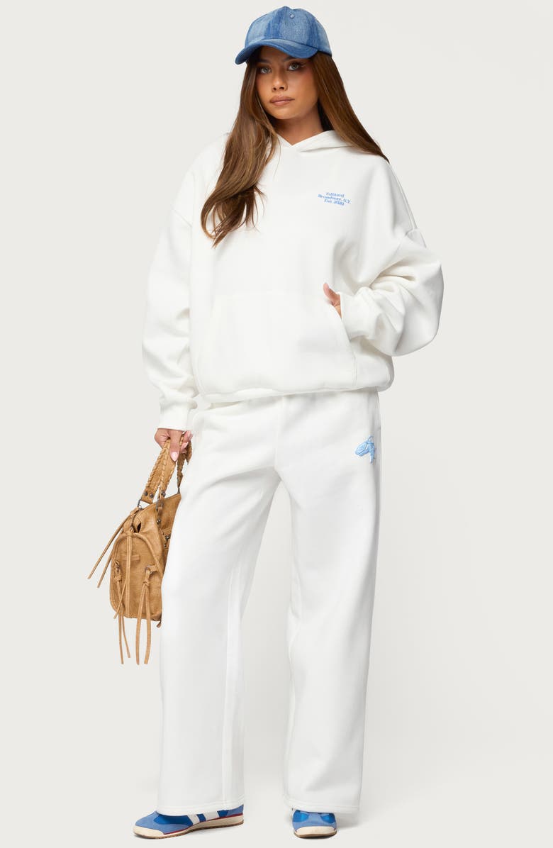 EDIKTED Keychain Cutie Hoodie, Alternate, color, White