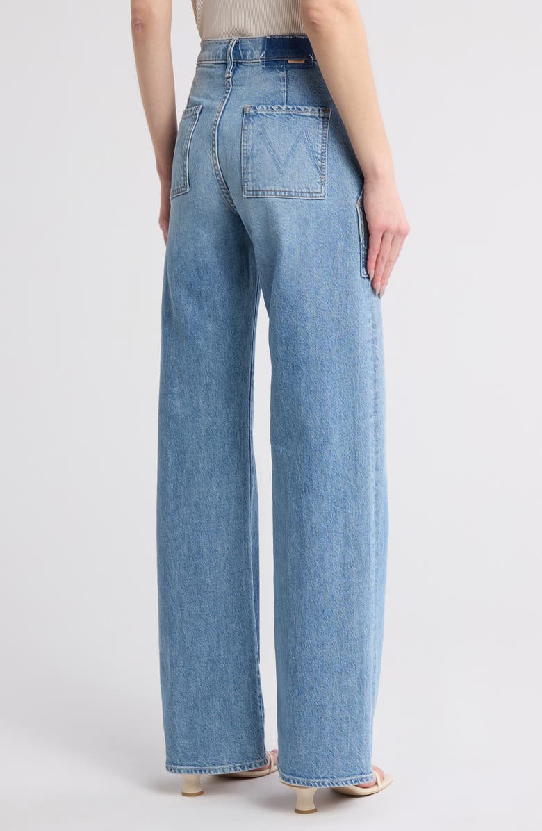 MOTHER The Patch Lasso Wide Leg Jeans, Alternate, color, 