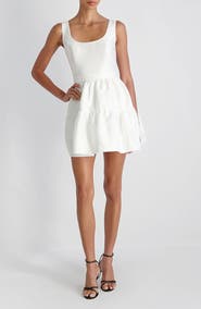 French Connection Sleeveless Tiered Ruffle Minidress