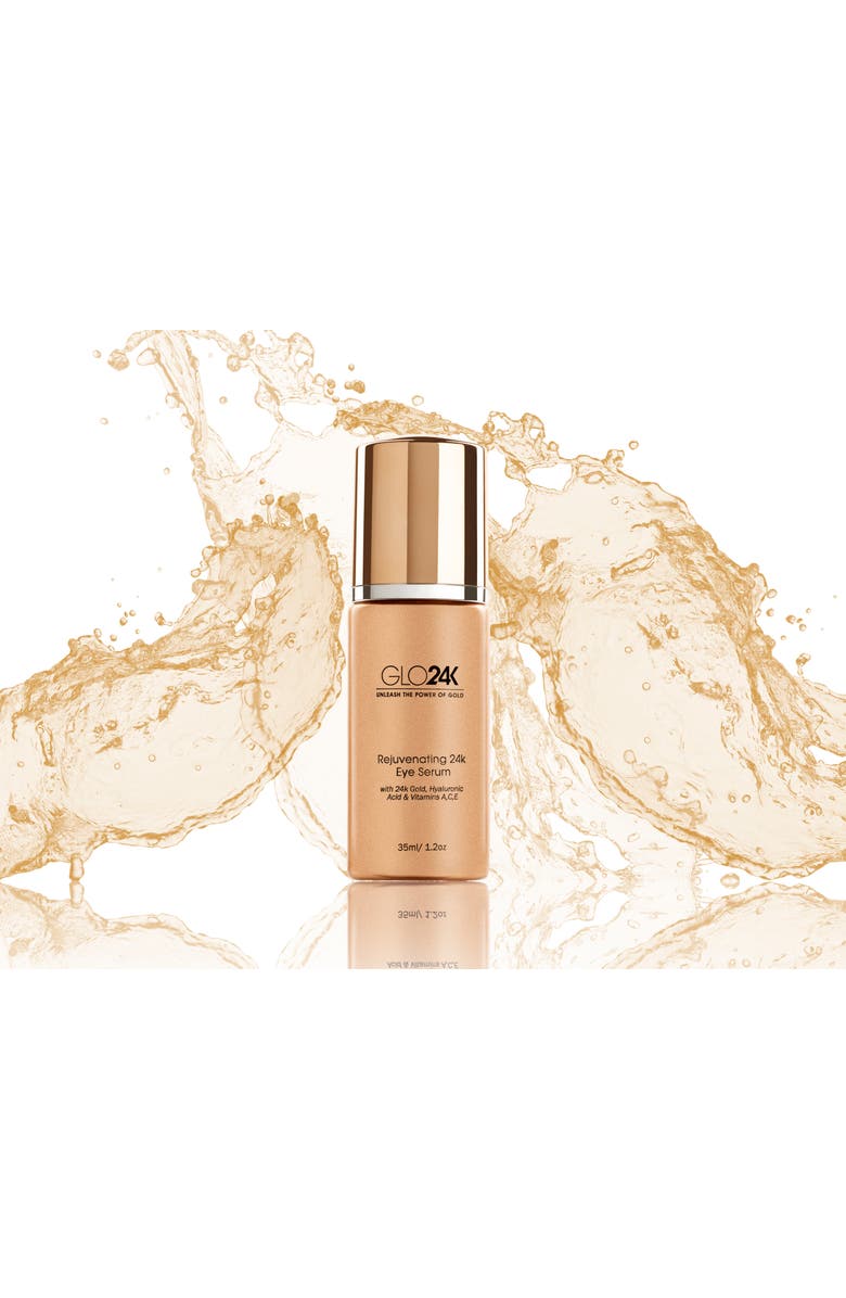 GLO24K UNLEASH THE POWER OF GOLD Rejuvenating 24k Eye Serum, Alternate, color, Na