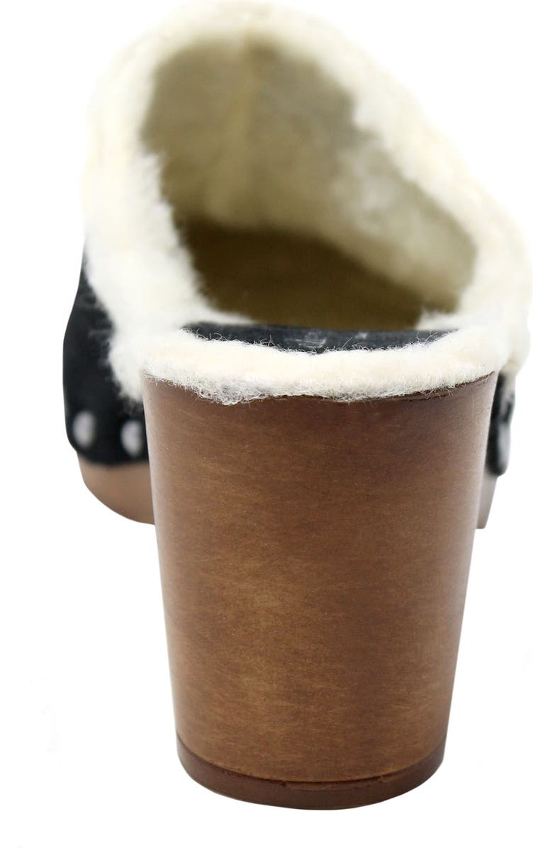 Charles David Livid Faux Shearling Clog, Alternate, color,