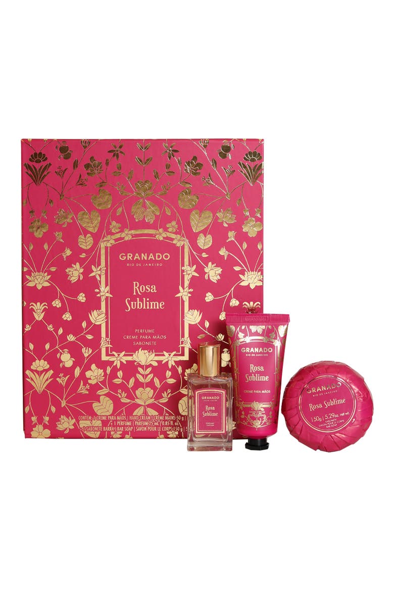 Rosa Sublime 3-Piece Gift Set, Main, color, NO COLOR