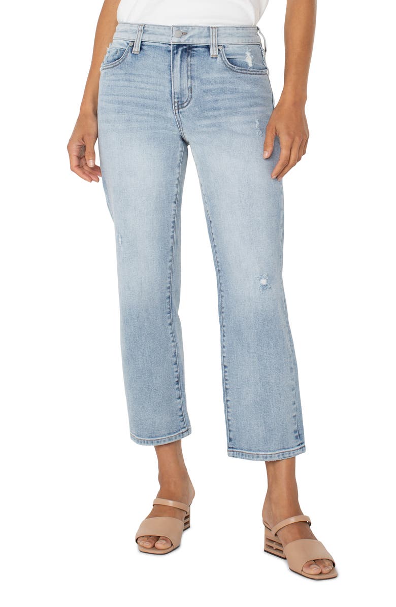 Liverpool Los Angeles Liv Crop Non-Skinny Skinny Jeans, Alternate, color, 